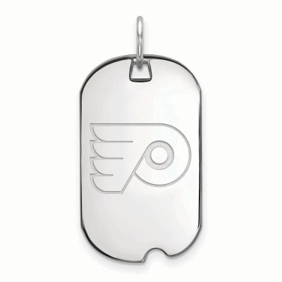 Philadelphia Flyers Womens Sterling Silver Small Dog Tag