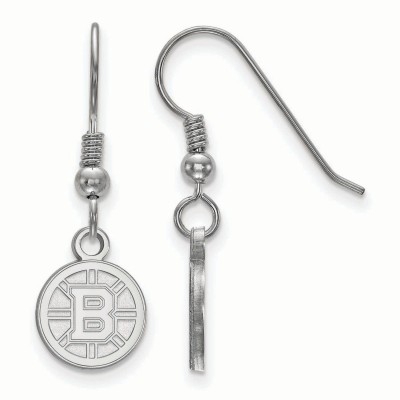 WoBoston Bruins Sterling Silver XS Dangle Earrings
