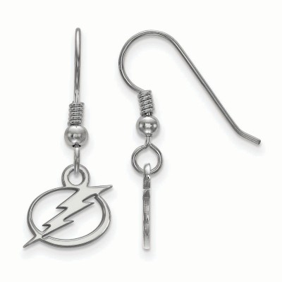 Серьги Tampa Bay Lightning Womens Sterling Silver XS Dangle