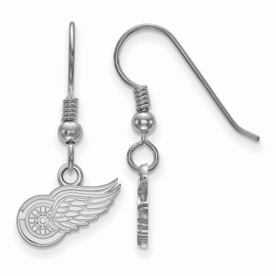 Серьги Detroit Red Wings Womens Sterling Silver XS Dangle