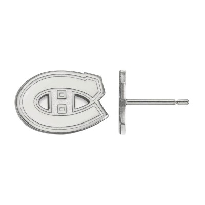 Серьги Montreal Canadiens Womens Sterling Silver XS Post
