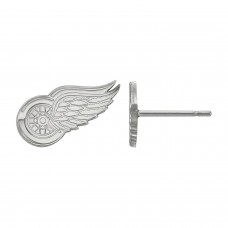 Серьги Detroit Red Wings Womens Sterling Silver XS Post