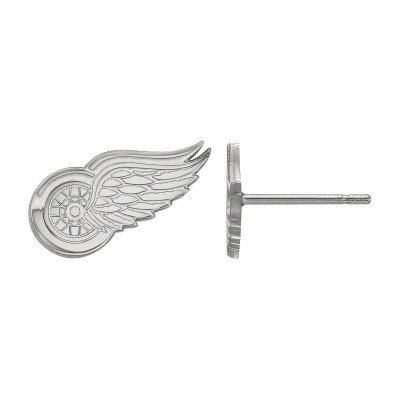 Серьги Detroit Red Wings Womens Sterling Silver XS Post