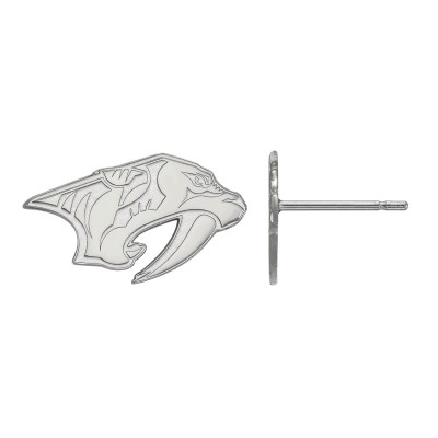 Nashville Predators Womens Sterling Silver XS Post Earrings