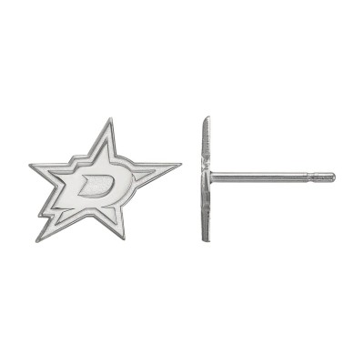 Серьги Dallas Stars Womens Sterling Silver XS Post