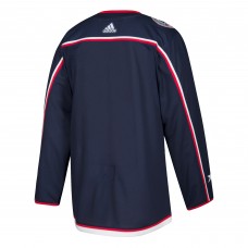 Игровая джерси Columbus Blue Jackets Adidas Home Authentic Blank - Navy