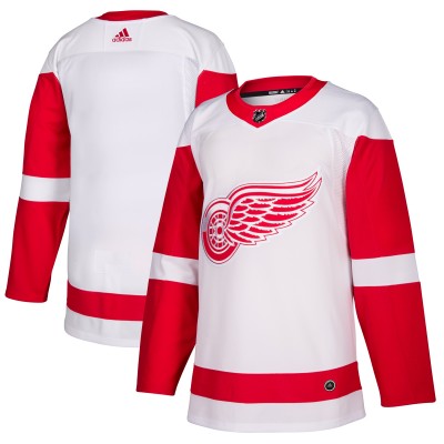 Игровая джерси Detroit Red Wings adidas White Away Authentic Blank