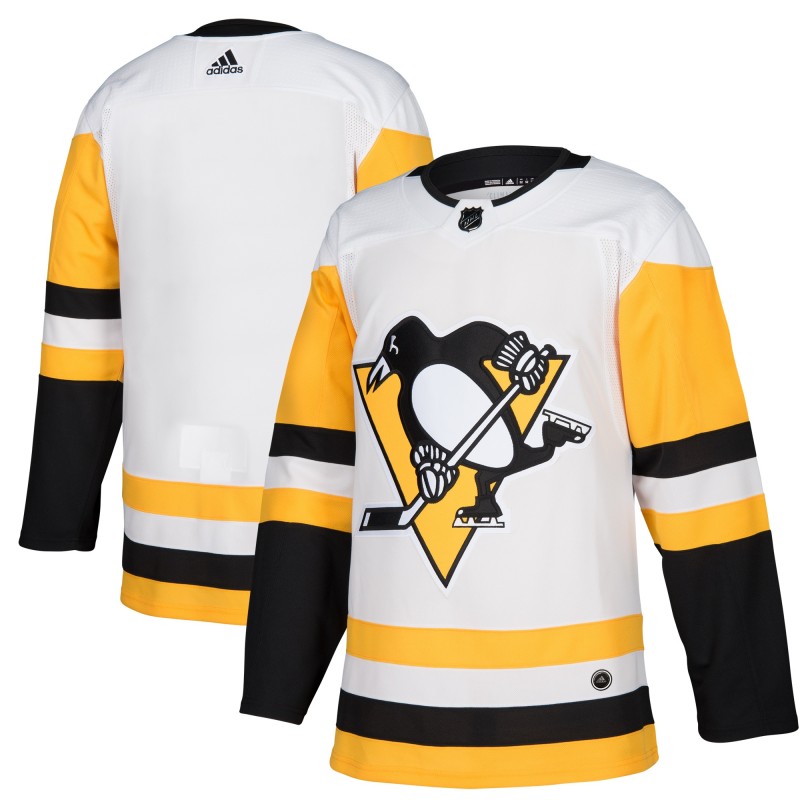 New white store penguins jersey