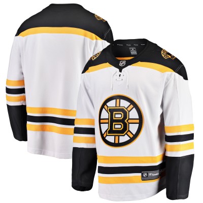 Игровая джерси Boston Bruins Fanatics Branded Breakaway Away - White - оригинальные хоккейные джерси Бостон Брюинз