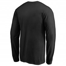 Detroit Red Wings Midnight Mascot Long Sleeve T-Shirt - Black