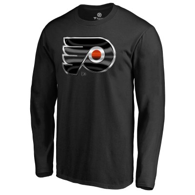 Футболка с длинным рукавом Philadelphia Flyers Midnight Mascot - Black