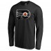 Футболка с длинным рукавом Philadelphia Flyers Midnight Mascot - Black