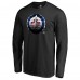 Футболка с длинным рукавом Winnipeg Jets Midnight Mascot - Black