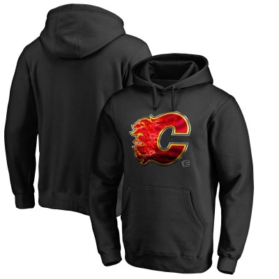 Толстовка Calgary Flames Midnight Mascot - Black