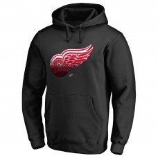 Detroit Red Wings Midnight Mascot Pullover Hoodie - Black