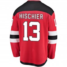 Nico Hischier New Jersey Devils Youth Home Breakaway Player Jersey - Red