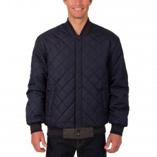 Куртка Columbus Blue Jackets JH Design Reversible Wool & Leather - Charcoal/Navy