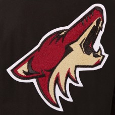 Куртка Arizona Coyotes JH Design Reversible Wool & Leather - Black