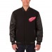 Двусторонняя куртка Detroit Red Wings JH Design Wool & Leather Front Hit - Black/Charcoal