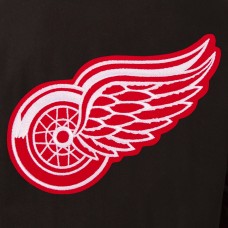 Двусторонняя куртка Detroit Red Wings JH Design Wool & Leather Front Hit - Black/Charcoal