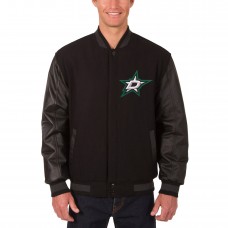 Куртка Dallas Stars JH Design Reversible Wool & Leather - Black