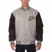 Anaheim Ducks JH Design Front Hit Poly Twill Jacket - Gray - оригинальная атрибутика Анахайм Дакс