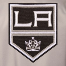 Los Angeles Kings JH Design Front Hit Poly Twill Jacket - Gray
