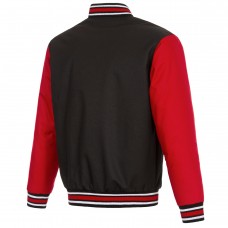 Ottawa Senators JH Design Black Front Hit Poly Twill Jacket