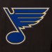 St. Louis Blues JH Design Black Two Hit Wool & Leather Reversible Jacket