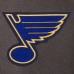 St. Louis Blues JH Design Charcoal/Navy Two Hit Wool & Leather Reversible Jacket
