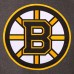Boston Bruins JH Design Two Hit Wool &amp; Leather Reversible Jacket - Charcoal/Black - оригинальная атрибутика Бостон Брюинз