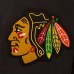 Куртка Chicago Blackhawks JH Design Black Two Hit Wool & Leather Reversible