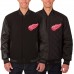 Двусторонняя куртка Detroit Red Wings JH Design Two Hit Wool & Leather - Black Двусторонняя куртка Detroit Red Wings JH Design Two Hit Wool & Leather - Black
