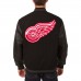 Двусторонняя куртка Detroit Red Wings JH Design Two Hit Wool & Leather - Black