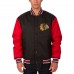 Куртка Chicago Blackhawks JH Design Black Two Hit Poly Twill