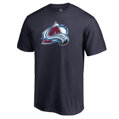 Футболка Colorado Avalanche Splatter Logo - Navy