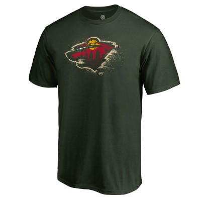 Футболка Minnesota Wild Green Splatter Logo