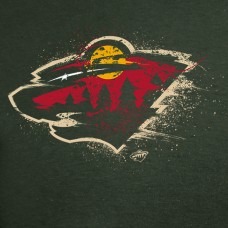 Футболка Minnesota Wild Green Splatter Logo