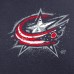 Футболка с длинным рукавом Columbus Blue Jackets Splatter Logo - Navy