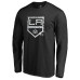 Los Angeles Kings Black Splatter Logo Long Sleeve T-Shirt Los Angeles Kings Black Splatter Logo Long Sleeve T-Shirt