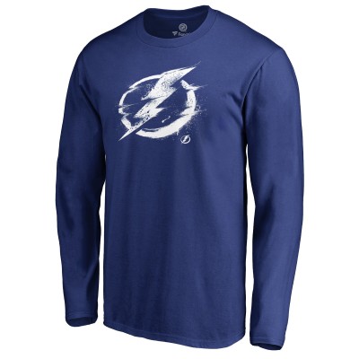 Футболка Tampa Bay Lightning Blue Splatter Logo Long Sleeve