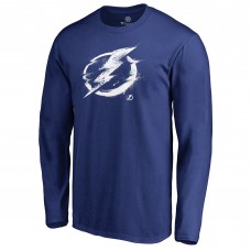 Футболка Tampa Bay Lightning Blue Splatter Logo Long Sleeve