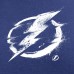 Футболка Tampa Bay Lightning Blue Splatter Logo Long Sleeve