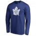 Футболка с длинным рукавом Toronto Maple Leafs Royal Splatter Logo
