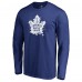 Футболка с длинным рукавом Toronto Maple Leafs Royal Splatter Logo