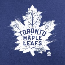 Футболка с длинным рукавом Toronto Maple Leafs Royal Splatter Logo