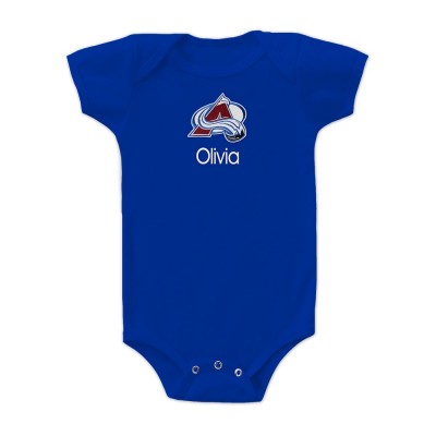 Малышам Colorado Avalanche Royal Personalized Bodysuit