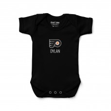 Малышам Philadelphia Flyers Black Personalized Bodysuit