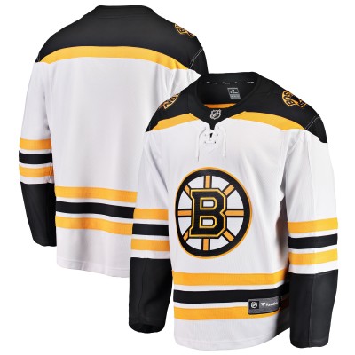 Детская игровая джерси Boston Bruins Fanatics Youth Away Breakaway - White