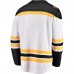 Детская игровая джерси Boston Bruins Fanatics Youth Away Breakaway - White